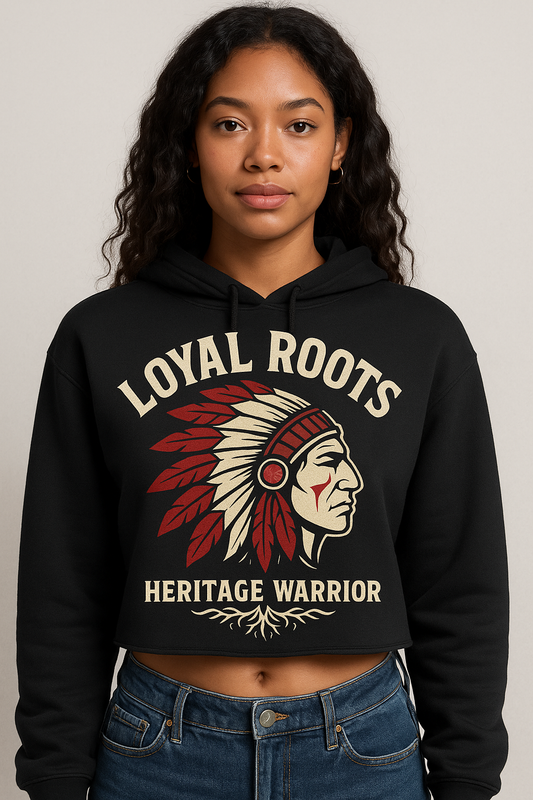 Loyal roots crop top Long sleeveHoodie