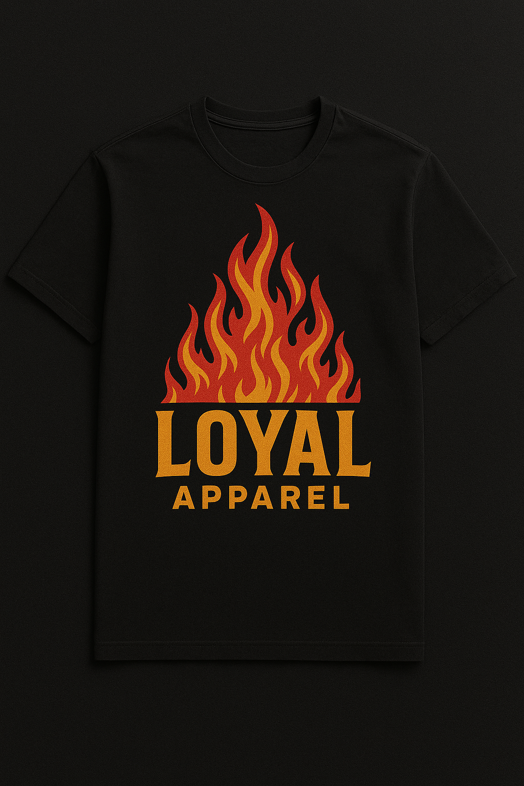 Loyal Apparel Black Flame T-shirt