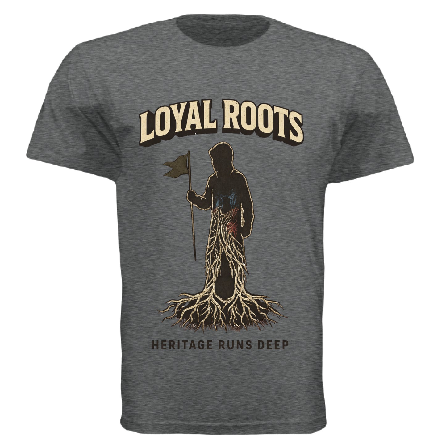 CHARCOAL HEATHER - FRONT