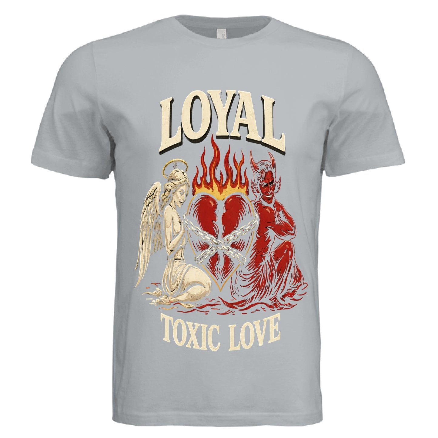 Solid Silver Triblend - FRONT